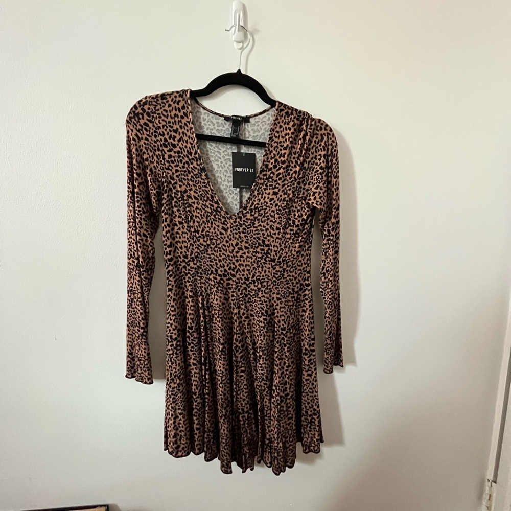 Leopard print dress